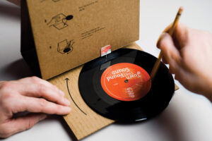 cardboard record player